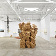 Various artists, Casting a glance: dancing with Smithson, exhibition view. Courtesy of Marian Goodman Gallery 