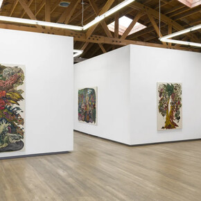 Ken Gun Min, Strange days of a quiet sun, exhibition view. Courtesy of Nazarian / Curcio