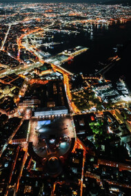 La città di Napoli vista dall'alto, Italia