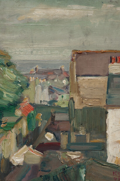 Kurt Schwitters, Scenery from Douglas (détail), 1941. Avec l'aimable autorisation du Zentrum Paul Klee