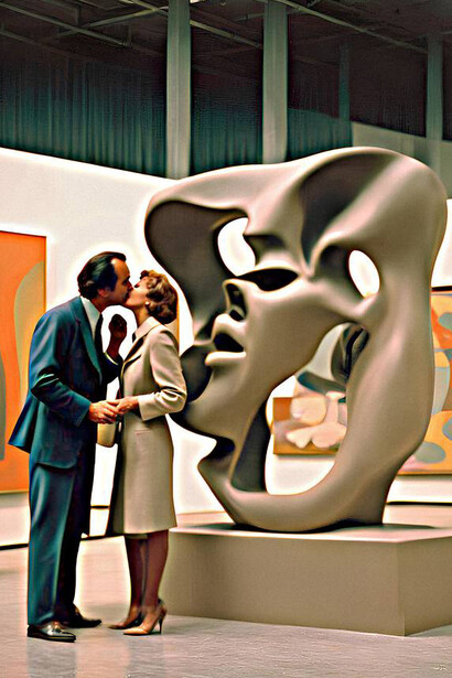 Diena Georgetti, The civilisation of the abstract/kissy kisss, 2025. Courtesy of MCA