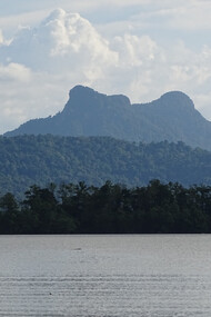 Sleeping Lady Mountain Ymas Lakes Sepik River (c) Phil Gregory