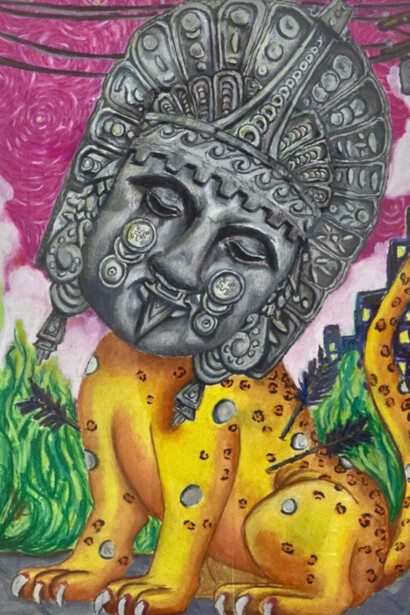 Victor Reyes, Untitled (detail), 2025. Courtesy of Craig Krull Gallery