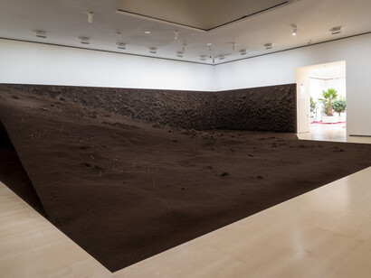 Les arts de la Terre, vue de l'exposition. Avec l'aimable autorisation du musée Guggenheim de Bilbao