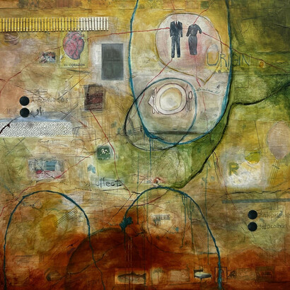 Max Del Bosque, Patterns, roles and past stories. Courtesy of Mercury 20 Gallery