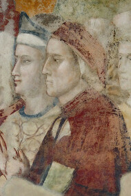 Giotto (or Giotto school), Portrait of Dante, fresco in the Bargello Palace,  Chapel of the Magdalene, Florence