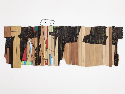 El Anatsui, Witness, 2024. Courtesy of October Gallery