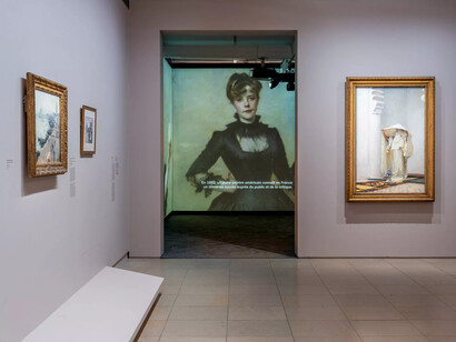 John Singer Sargent, Dazzling Paris, exhibition view. Courtesy of Musée d’Orsay
