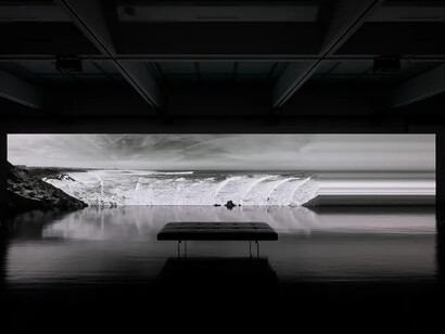 Ryuichi Sakamoto, seeing sound, hearing time, exhibition view. Courtesy of M+ Museum
