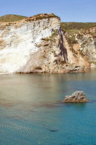 La spiaggia di Chiaia di Luna a Ponza