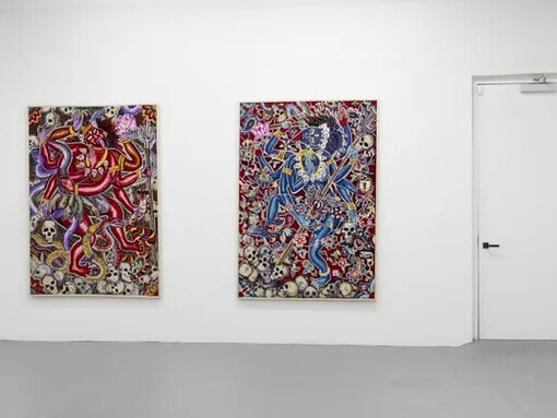 Zhen Guo, Embracing Kali, exhibition view. Courtesy of Ethan Cohen Gallery