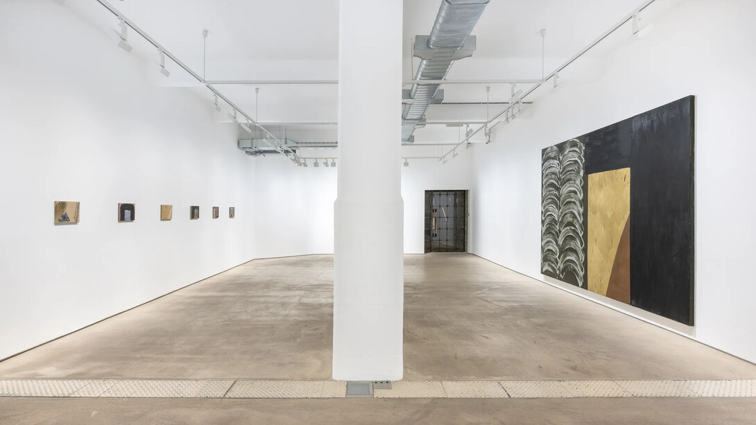 Basil Beattie, Another place: paintings from the 90s, exhibition view. Courtesy of Hales Gallery