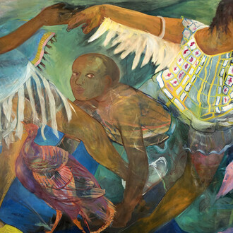 Philemona Williamson, A crooked line, 2016. Courtesy of Jenkins Johnson Gallery