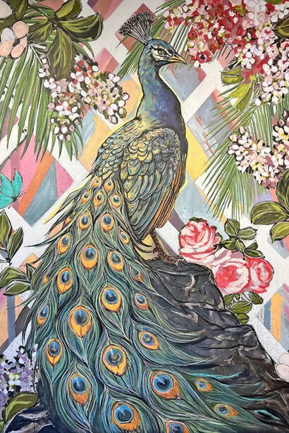 Mark Boomershine, Peacock. Courtesy of Voltz Clarke Gallery