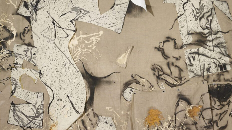 Oliver Lee Jackson, Tapestry no. 1 (detail). Courtesy of Rena Bransten Gallery 