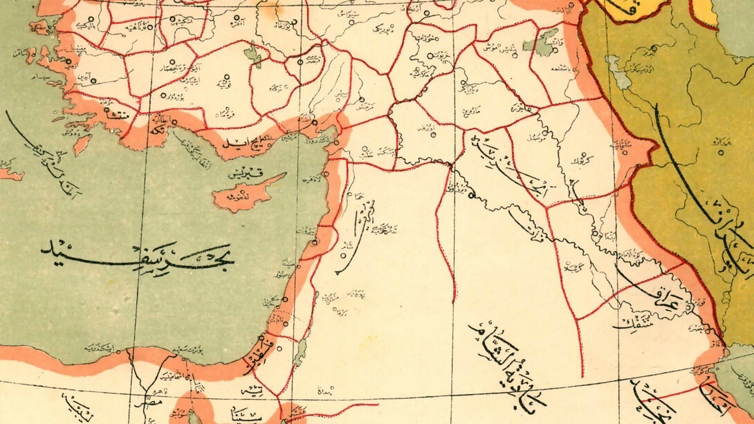 Ottoman Empire in Asia, c. 1914