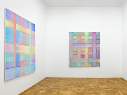 Bernard Frize, A labor of love, exhibition view. Courtesy of Galerie nächst St. Stephan