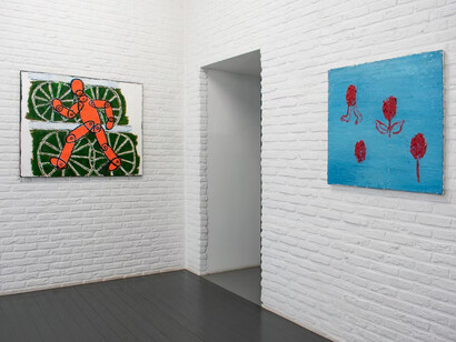 Thé van Bergen, Made in Belgium, vue de l'exposition. Avec l'aimable autorisation de la galerie Valerie_Traan