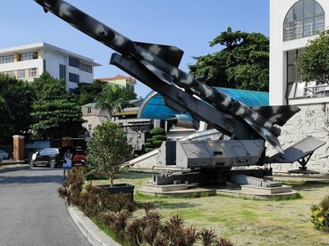 Visitors are greeted by the silhouette of a B-52, its presence anchoring the museum’s story of conflict, resilience, and historical reckoning © Photo by Daniel Gauss