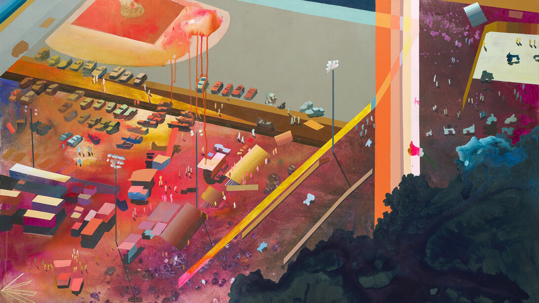 Kate Hooray Osmond, A great day for the fair (detail), 2025. Courtesy of Spalding Nix Fine Art