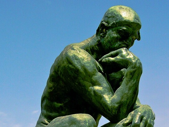 August Rodin, Il Pensatore, 1879–1889, Musée Rodin di Parigi, Francia