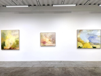 Janet Jacobs, Hope rising, exhibition view. Courtesy of Eleanor Harwood Gallery