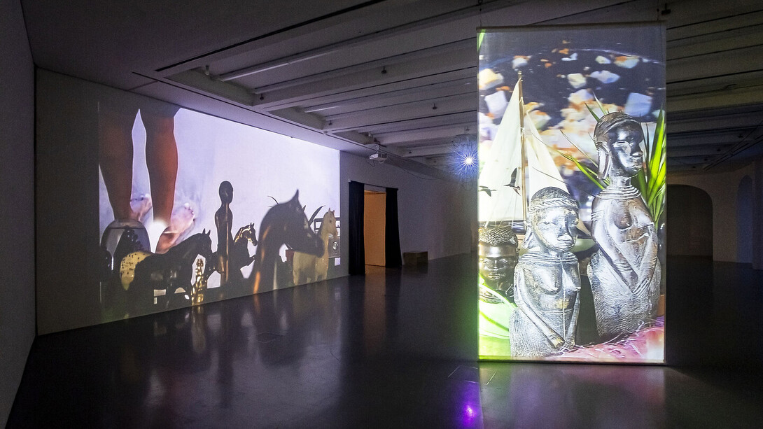 Cauleen Smith, The volcano manifesto, exhibition view. Courtesy of Kestner Gesellschaft