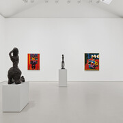 Tal R, domestic, exhibition view. Courtesy of Galerie Max Hetzler