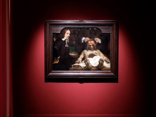 Rembrandts masterclass, vue de l'exposition. Avec l'aimable autorisation du Museum Het Rembrandthuis