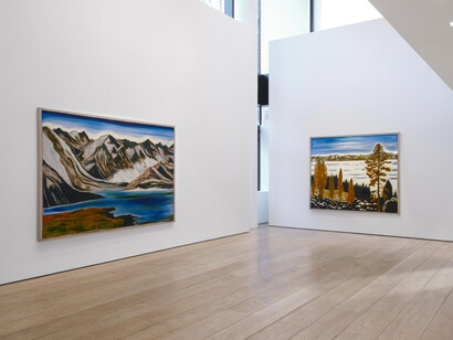 Billy Childish, Keep mojave weird, exhibition view. Courtesy of Lehmann Maupin 