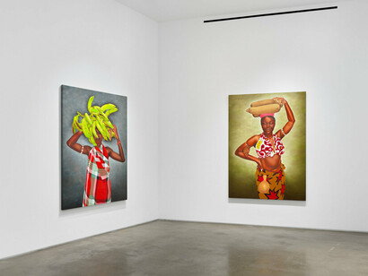 Ifeyinwa Joy Chiamonwu, Manuscripts of tradition, exhibition view. Courtesy of Jack Shainman Gallery