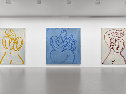 Grace Weaver, Mothers, exhibition view. Courtesy of Galerie Max Hetzler