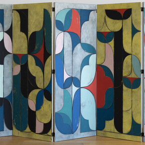 Kamrooz Aram, Untitled (Paravent) (detail), 2024. Courtesy of Green Art Gallery