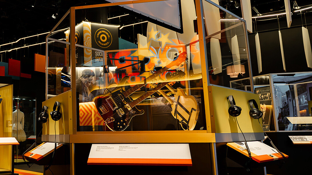 Rétro – La musique populaire au Canada des années 60, 70 et 80, vue de l’exposition. Avec l’aimable autorisation du Canadian Museum of History