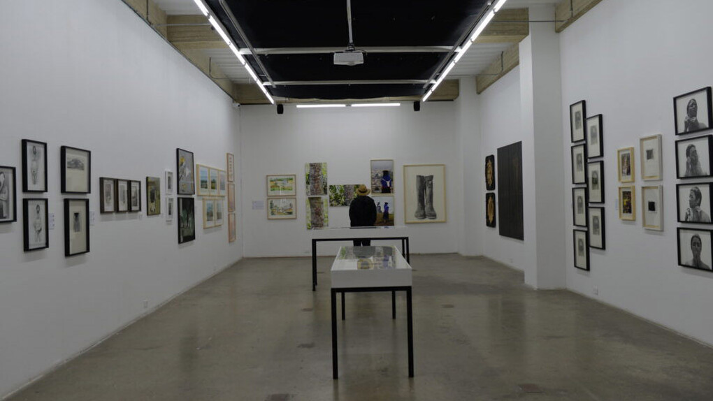 10 años buscando El Dorado, vista de exhibición. Cortesía de Espacio El Dorado