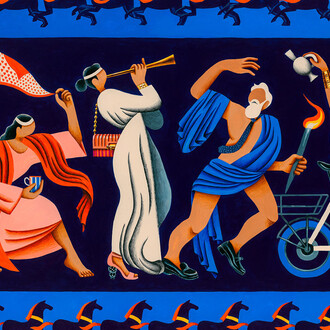 Rūrāns Roberts, Profesijas (detail), 2018. Courtesy of Zuzeum Art Museum