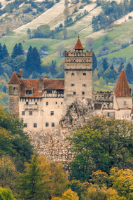 El castillo de Bran, fortaleza medieval localizada en la actual Rumania