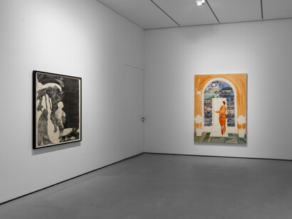 Various artists, Present and In focus: selected works by Virginia Chihota, exhibition view. Courtesy of Tiwani Contemporary