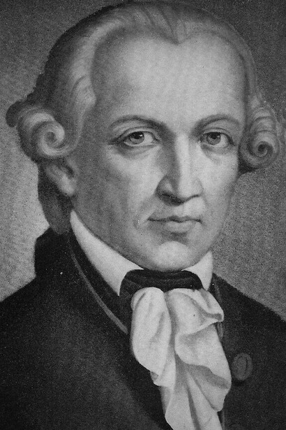Con Kant se vincula por su reflexión temprana sobre la ética universal, al afirmar que el conocimiento solo adquiere sentido cuando se traduce en una vida conforme a principios