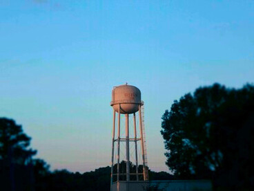 Water tank in Gleason, Tennessee, United States
