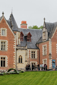Clos Lucé (restored), the manor house where lived Leonardo at Amboise, France
