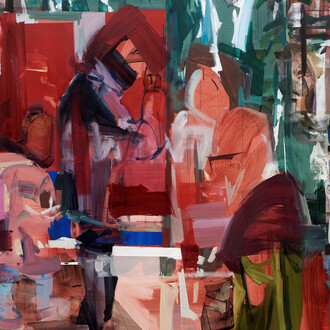 Sean Flood, Secret garden (detail), 2025. Courtesy of the Schoolhouse Gallery
