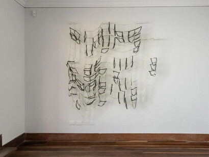 The being of drawing, exhibition view. Courtesy of Casas Riegner Gallery