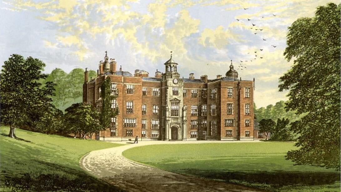 Beaudesert circa 1880, Cannock Chase in Staffordshire, England