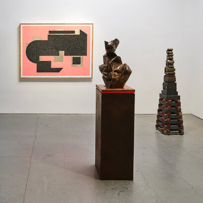 Jud Bergeron, After context, exhibition view. Courtesy of Nancy Toomey Fine Art