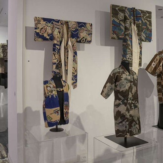 Haori. Men’s clothing from the early twentieth century tells the story of Japan, exhibition view. Courtesy of 
Museo d'Arte Orientale