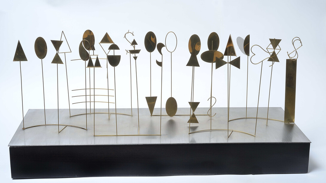 Fausto Melotti, Canone variato 1, 1973. Cortesia della Fondazione Francesco Pasquinelli 