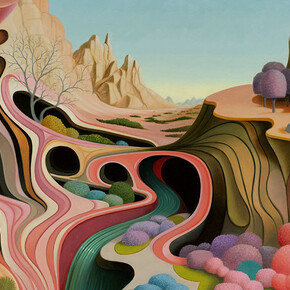 Gabe Benzur, Phersipnai (detail), 2025. Courtesy of Hashimoto Contemporary 