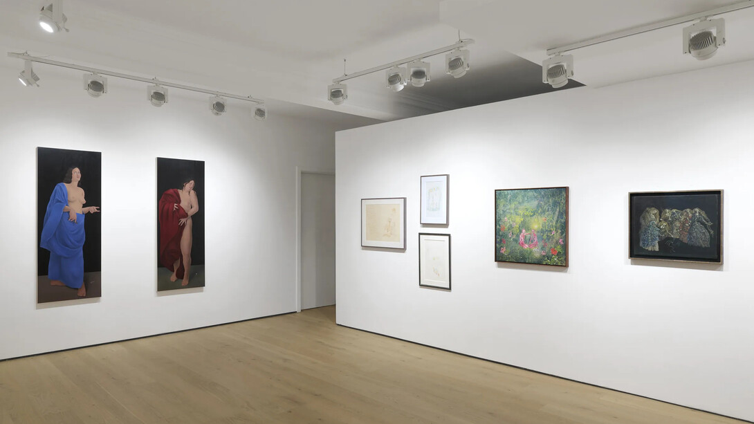 Various artists, Unveiled desires II: fetish and the erotic in surrealism, 1880–today, exhibition view. Courtesy of Richard Saltoun Gallery 