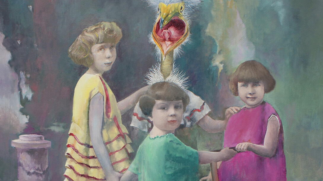 Malcolm Bucknall, We were just playing make believe (detail), 2023. Courtesy of Wally Workman Gallery